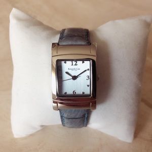 Kenneth Cole Blue Genuine Leather Watch